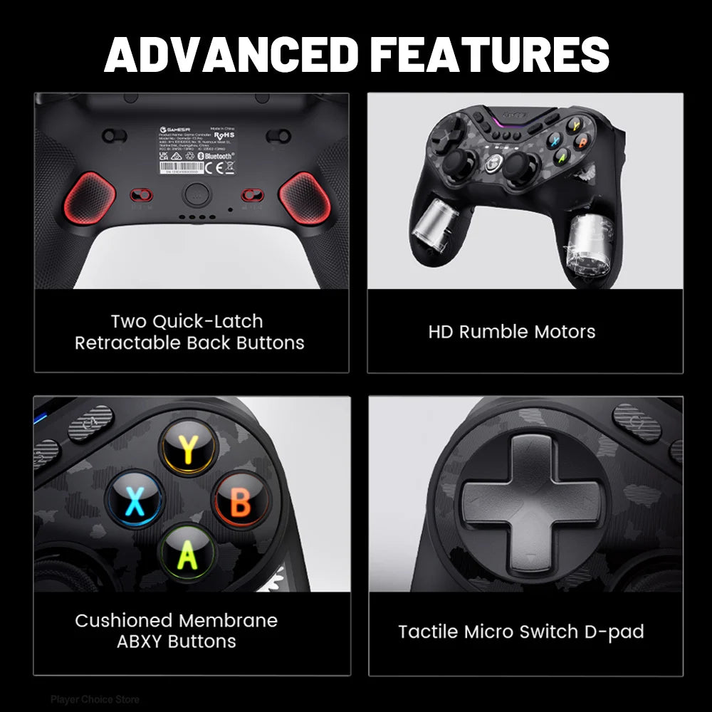 GameSir Tarantula Pro Gamepad PC for Nintendo Switch 2 Switch Android iOS Controle TMR Hall Joysticks NFC 6 axis Gyro Controller