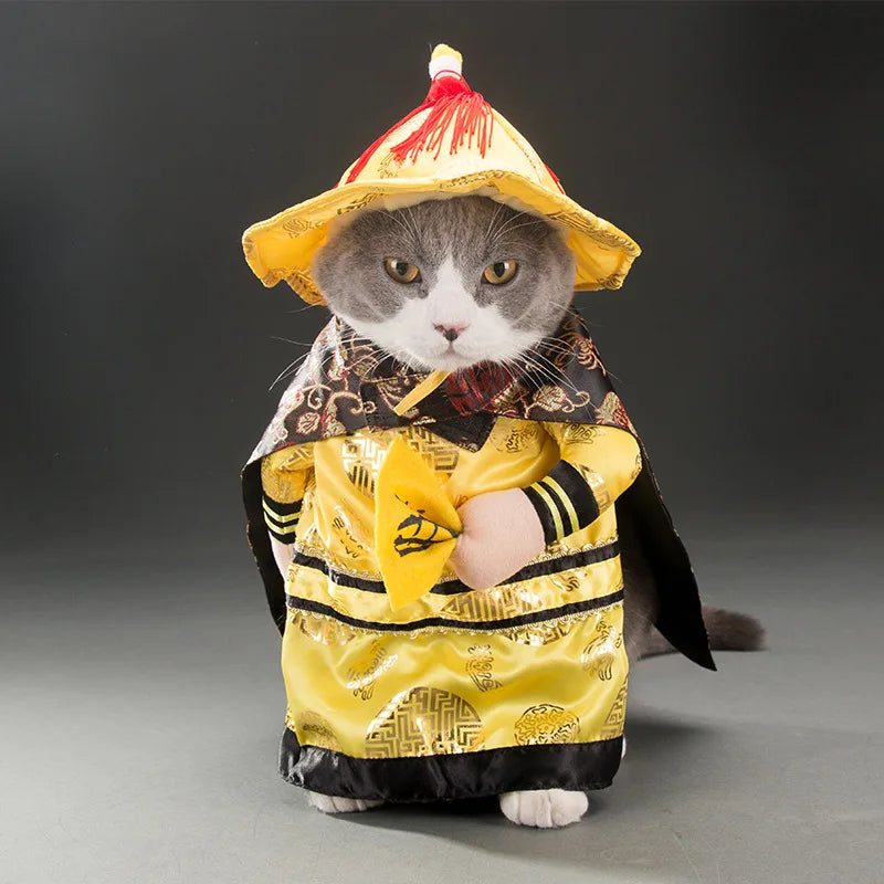 Halloween Dog Costumes Funny Dog Clothes Adjustable Pet Cat Cosplay Costume Sets Novelty Clothing For Medium Large Dogs Pug 2023