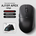 AJAZZ AJ159 APEX Mouse Tri Mode Wireless 8K PAW3950 Sensor Low Latency Gaming Mouse Charge Base Customize Lightweight Pc Gamer