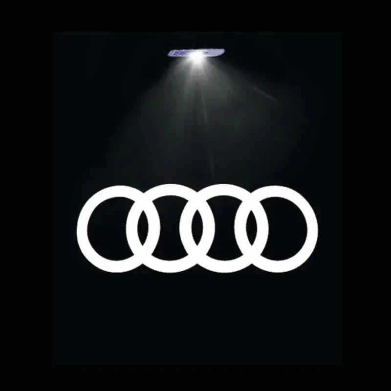 2PCS LED Car Door Logo Light Led Projector For Audi A4 B5 B6 B7 B8 B9 A1 A3 8V 8P 8L A6 C5 C6 C7 A5 A7 A8 Q3 Q5 Q7 TT S3 S6