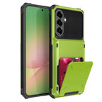 For Samsung Galaxy A37 Samsung A57 A56 A36 A26 A17 Card Holder Case Heavy Duty Wallet Hidden Flip Slot Protective Phone Cover