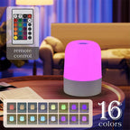 NEW LED Touch Night Light Rechargeable RGB Dimmable Table Lamps Remote Control Ambient Light for Bedroom Living Room