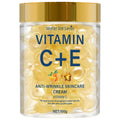 Vitamin C+E Anti-Wrinkle Skincare Cream with Retinol & Hyaluronic Acid for Moisturizing, Protecting & Smoothing Skin.