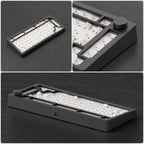 Akko MonsGeek M1 V5 Tri-mode Mechanical Keyboard Barebone Kit VIA 75% 3/5 Pins Customized Hot Swap RGB Rapid Disassemble Gasket