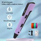 Upgraded 3D Printing Pen 9 Meter Pla Filaments Children S Birthday Christmas and New Year Gifts Three Dimensional Painting Tools