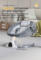 Baby Electric Rocking Chair Cradles Coax Baby  Luxury Electric Swing Shaker Recliner Comfort Chair  0-3 Years Old Baby Bed
