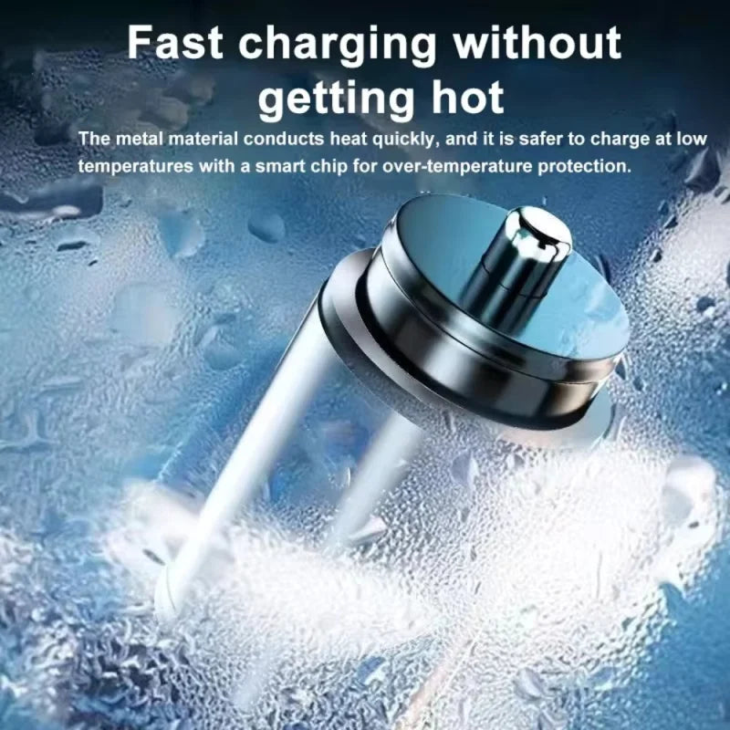 200W Mini Car Charger With QC3.0 USB C PD Fast Charging for iPhone Samsung Xiaomi