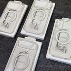 Original Transparent Phone Case For iPhone 17 Air 16 15 14 13 12 Pro Max Cases For Magsafe Animation Wireless Charging Cover