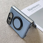 360° Rotating Bracket Magnetic Case For iPhone Duo For Magsafe PU Leather Shockproof Cover Funda