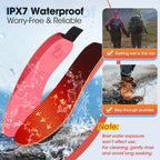 Electric Heated Insoles Anti Stress Safe Foot Warming Pad APP-Controlled Cut-to-Fit for Winter Outdoor Camping Skiing Shoe Pads
