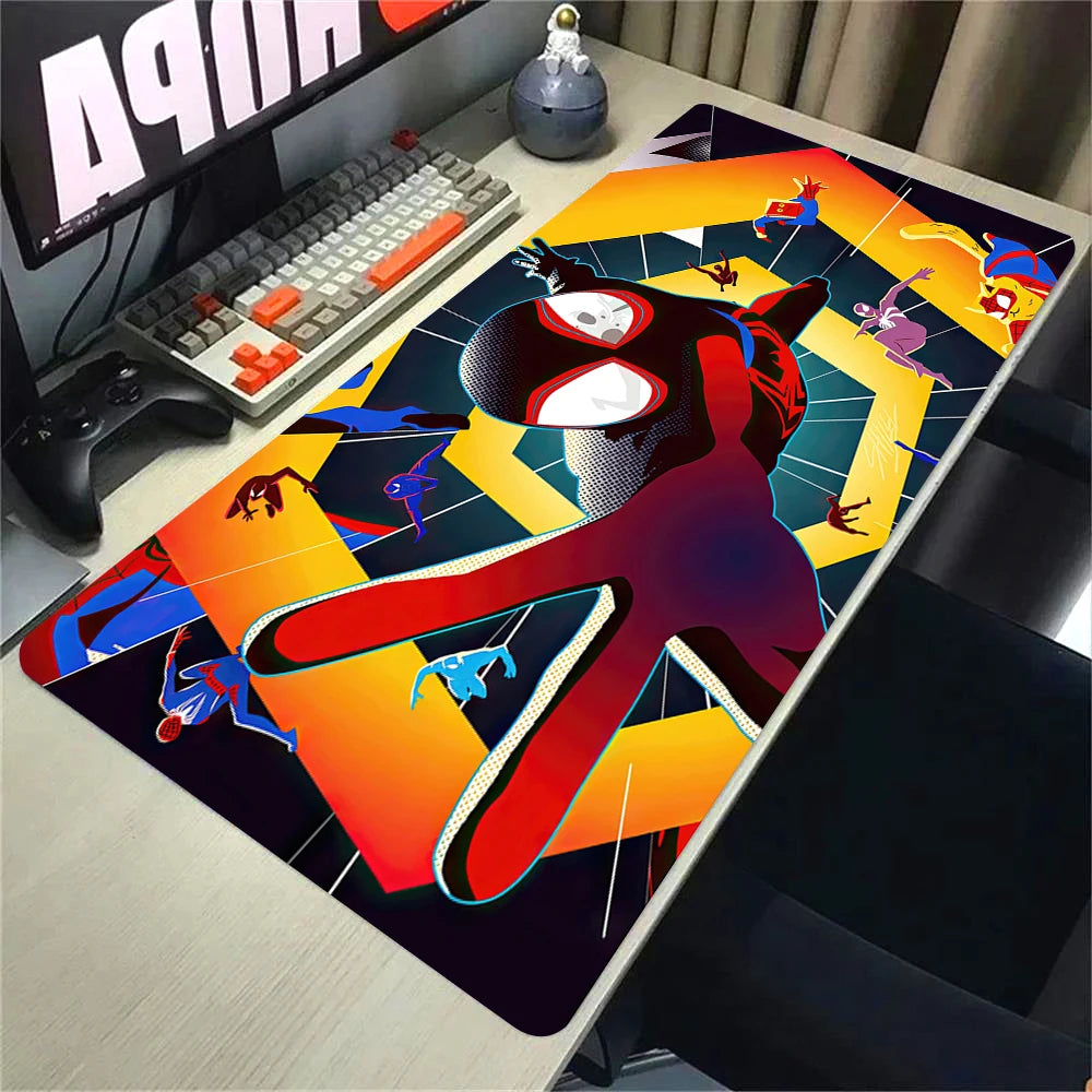Super Hero S-Spider-Mans Mousepad HD Printing Computer Gamers Locking Edge Non-slip Mouse Pad XXL90x40cm Keyboard PC Desk Pad