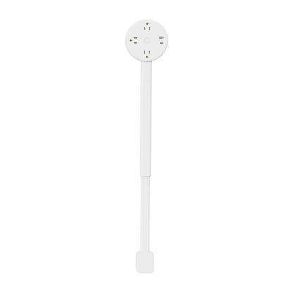 New Electrical Wall Plug Rotates Electrical Outlet Extender Adjustable Length Power Outlets Extender Power Socket for NightStand