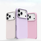 Liquid Silicone Magnetic for MagSafe Phone Case for IPhone17ProMax 16 15 18 13 17Air Solid Color Skin Protection Soft Back Cover