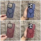 Matte Magnetic Original Phone Case For iPhone 18 Air 17 16 15 14 12 11 13 Pro Max 16e Plus For Magsafe Wireless Charging Cover