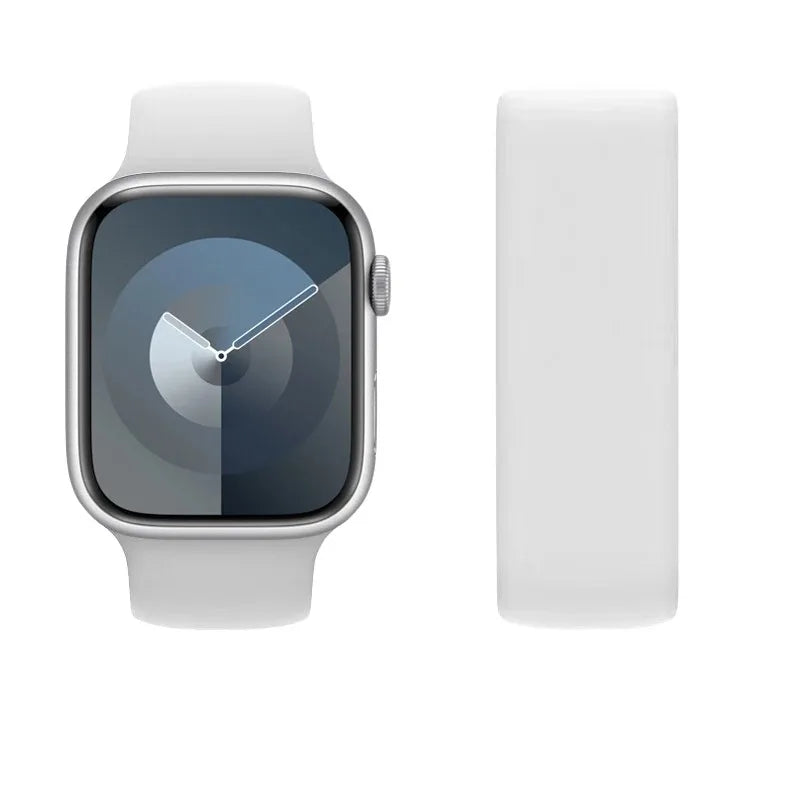 Solo Loop Silicone for Apple Watch Bands 40mm 44mm 45 41 49mm 42mm 46mm 38 Bracelet iwatch Series 11 10 9 8 7 6 SE3 Ultra2 Strap