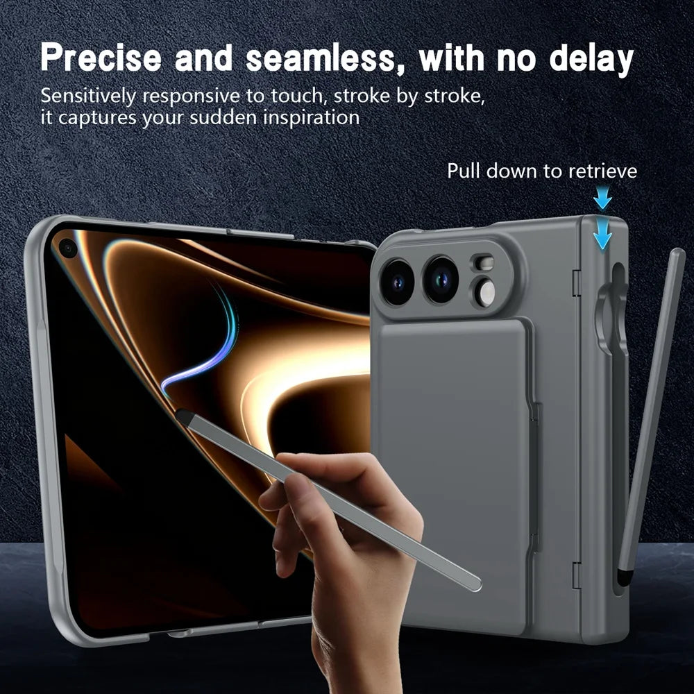 iPhone Duo Case With S Pen Holder Card Wallet Hinge Screen Protector And Stand