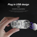 1 PC Multi Color Car Light Wireless LED Touch Light Roof Light Sensor Read Lamp Mini USB Charging Light Car Interior Accessories