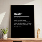 Discipline Motivational Terms Poster Modern and Elegant Wall Stickers for Home Decor Living Room Dormitory Wall Art