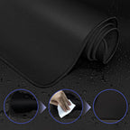 Alfombrilla de Ratón XXL Negra Alfombrilla de Ratón Grande Alfombrilla de Juego Gamer Alfombrilla de Ratón Alfombrilla de Escritorio PC Teclado Alfombrilla de Ratón para Ordenador