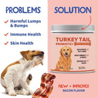 Turkey Tail Mushroom for Dogs - Lipoma Treatment for Dogs - Mushroom Supplement with Immune Support for Lipoma, Lumps & Bumps