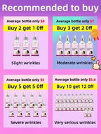 Instant Anti Wrinkle Effect Remove Facial Wrinkles Moisturizing Serum To Fine Lines Around The Eyes Crow's Feet Neck Wrinkle