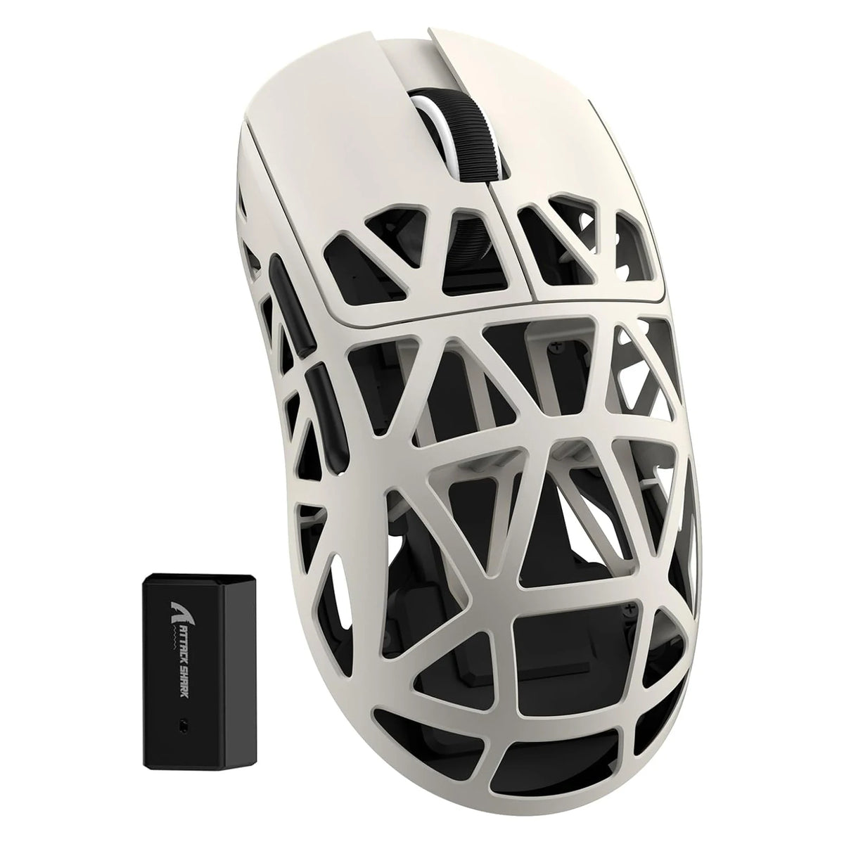 ATTACK SHARK R2 tri-mode programmable mouse, ultra-light magnesium alloy, PAW3950 42000 DPI optical sensor, 8000Hz polling rate