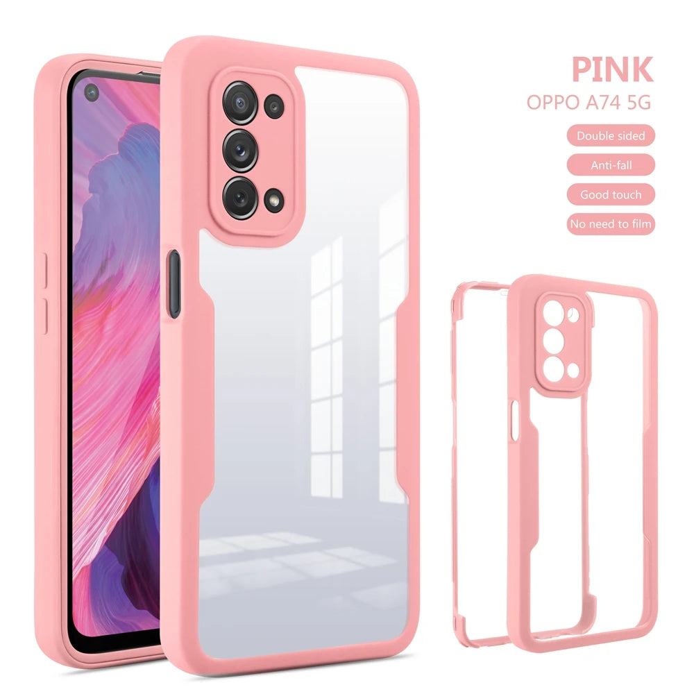 360 Full Body Case For Samsung A73 A72 A57 A56 A55 A54 A52 A37 A35 A34 A33 A32 A27 A25 A24 A17 A16 A15 A14 A13 A07 A06 A05 A04 S