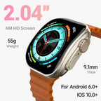 Smart Watch for Men Women, 2026 New Smartwatch (Answer/Make Call), IP67 Waterproof, 2.02" HD Fitness Watch with 100+ Sport Modes, Fitness Tracker Watch with Calls/Messages/Notifications, 7 Watch Bands