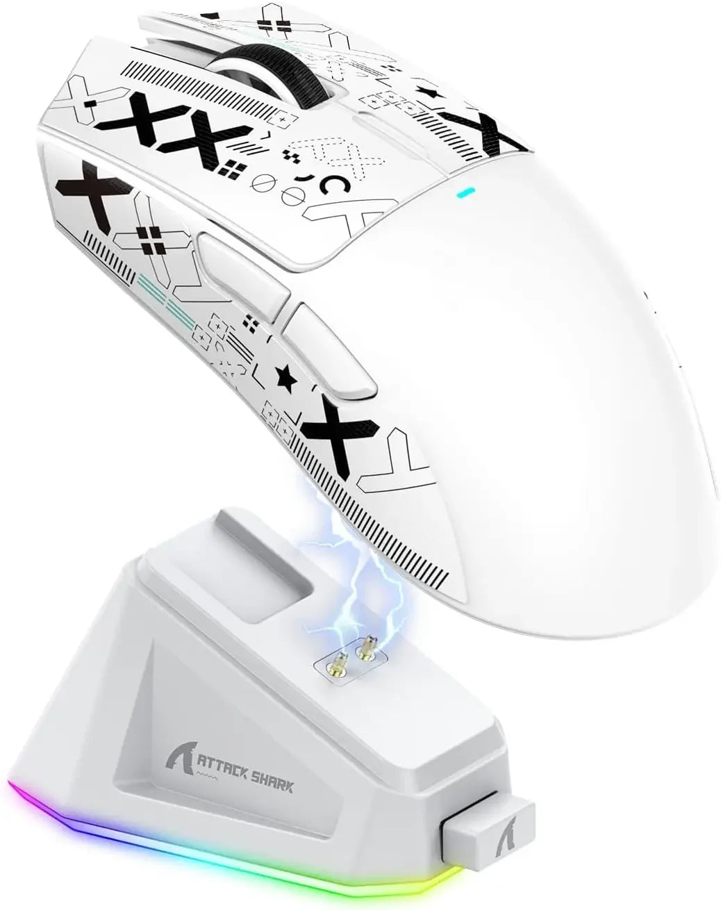 ATTACK SHARK X11 PixArt PAW3311 Three Mode Wireless Gamer Mouse Charging Dock Gaming Sensor, BT/2.4G Wireless Mouse