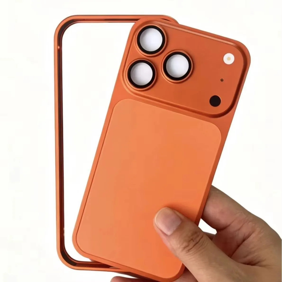Metal Alloy Frame Bumper Phone Case for IPhone 17 16 15 14 13 12 Pro Change To 18 Pro Shockproof Protective Border Cover