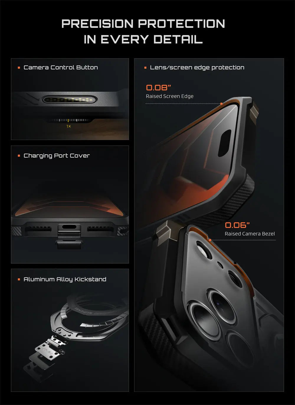 UB Grip For iPhone 18 Pro Max /For iPhone 17 Pro Max Case SUPCASE Compatible with MagSafe Heavy Duty Rugged Magnetic Phone Case
