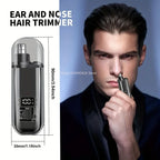 Electric Nose & Ear Trimmers for Men USB Rechargeable  Portable Mini Compact Design with Fast Charge Electric Grooming Kit