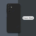 Original Square Liquid Silicone Phone Case for Samsung Galaxy A26 A36 A56 5G 360 Soft Protective Anti-drop Shockproof Back Cover