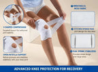VBOSI Compression Knee Pad For Relieve Meniscal Tear Knee Pain Arthritis Joint Pain Relief Breathable Knee Support