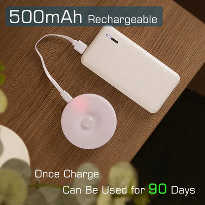Motion Sensor LED Night Light – USB Rechargeable