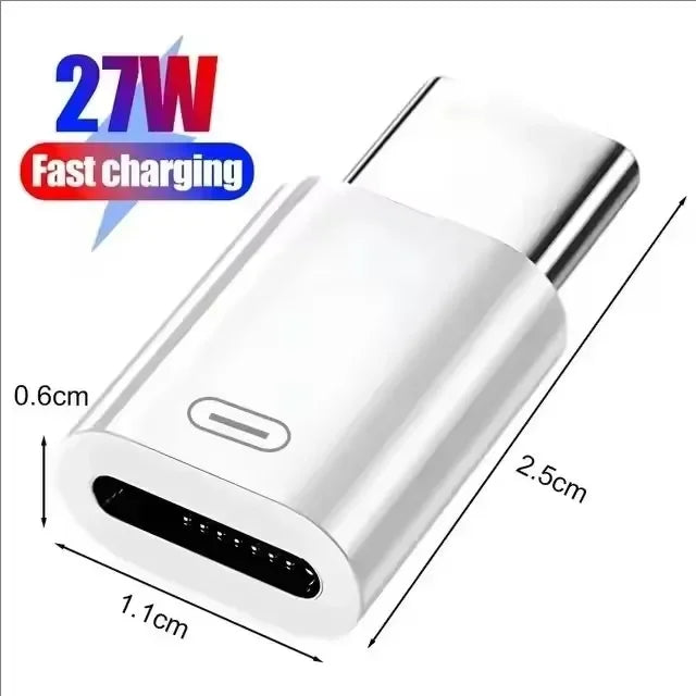 IOS To USB C Fast Charging Adaptador Lightnning To Type C Adapter USB C Data Transfer Converter for IPhone 17 15 Samsung Google