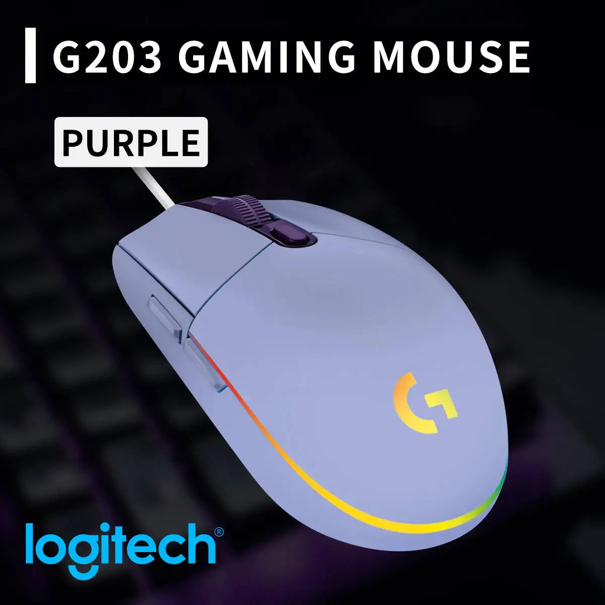 Logitech G402 Hyperion Fury, Wired Gaming Mouse with 4000 DPI, Perfect for FPS & RPG Games G102/G203/M100R