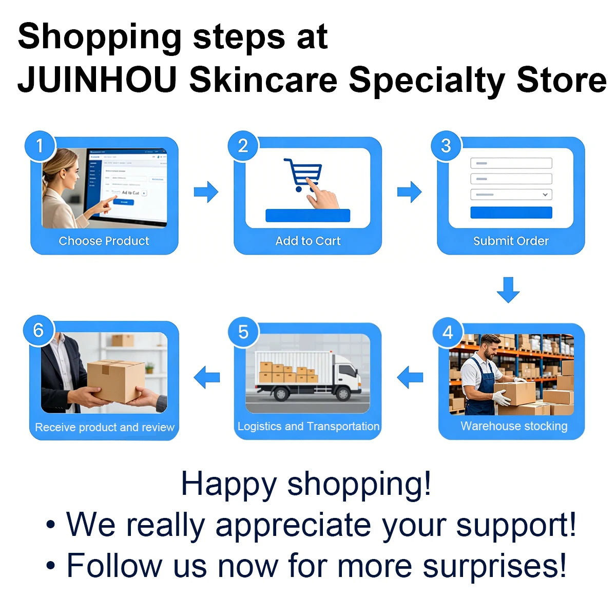JUINHOU Vitamin C Skin Care Serum Cream Set Brighten Moisturizing Oil-Control Improve Uneven Skin Tone For Dull Skin Daily Care