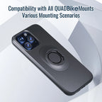 Shockproof Case for iPhone 17/16/15/14/13/12/11 Pro/X Max/XR Mini Lock-in Design Cover Fit Quad-style Bike/Moto Mount