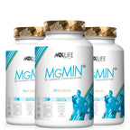 Mgmin (magnesio) by mtx pure – magnesium citrate + bisglycinate+vitamin b6 120 caps (350mg / dose)