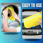 1/2/4PCS Shoe Washing Machine Bag with Liquid Shoe Brush Set Durable Laundry Shoe Bag and Soft Bristle Clean Brush for All Shoes