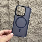 Matte Magnetic Original Phone Case For iPhone 18 Air 17 16 15 14 12 11 13 Pro Max 16e Plus For Magsafe Wireless Charging Cover