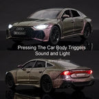 1:32 RS7 Sportback Miniature Model Toy Cars Alloy Diecast 6 Doors Opened with Pull Back Rubber Tires Ornament Vehicle Toys Gifts