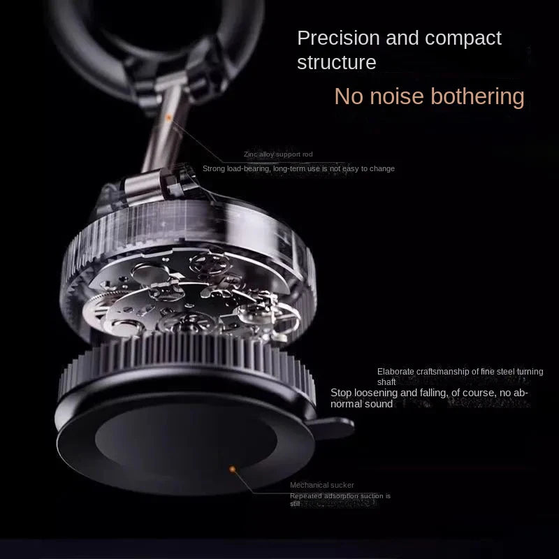 360° Rotating Vacuum Magnetic Car Phone Holder New Model Dashboard Glass Mount Multi-Scenario Automotive Navigation Stand
