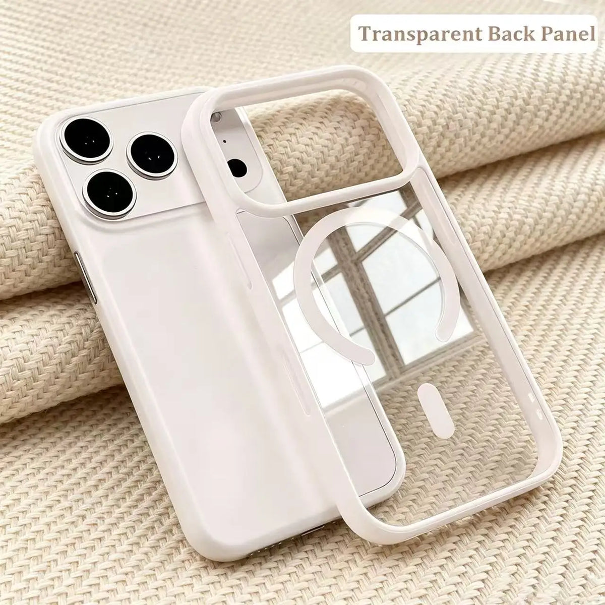 Fashion for Magsafe Magnetic Phone Case for IPhone 17 Air 16 16e 15 14 Plus 13 12 11 Pro Max Transparent Acrylic Cover Coque