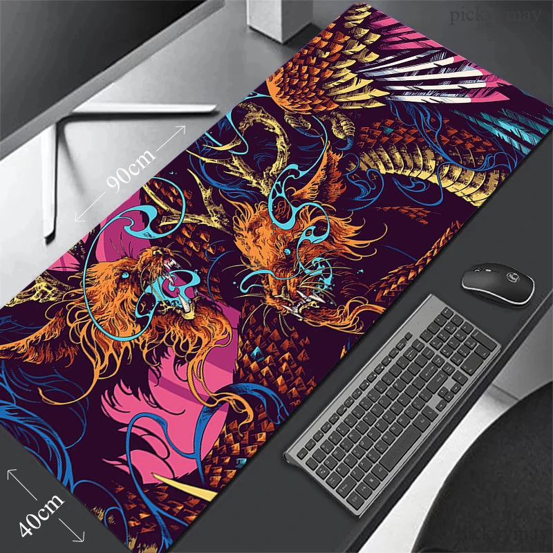 Design Mouse Pad Popular Large Gamer XXL Keyboard Mat Mouse Mat 550x1000mm Carpet Rubber Desk Mat Gaming Notebook Mousepad