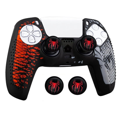 Rutschfeste Controller-Hülle für PS5 Controller, Silikonabdeckung mit Gummi-Daumengriff und Touchpad-Sticker für PS5