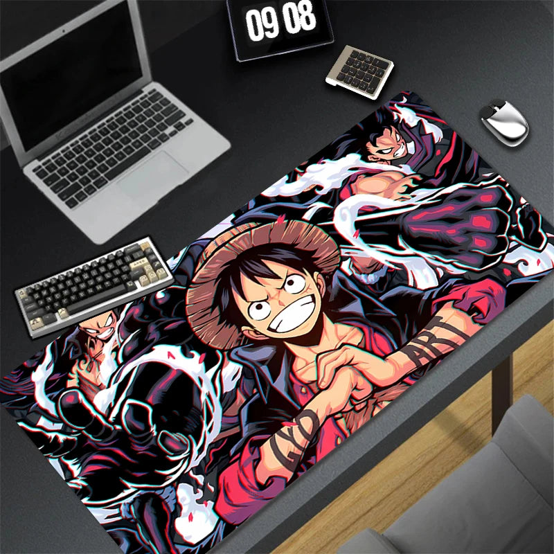 Mouse Pad Laptop Accessories Gamer Rug Japan Anime Luffy Keyboard Pad One Piece HD Print Desk Mat Office Carpet Gaming Mouse Mat