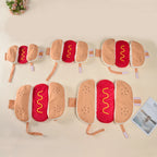 Halloween Pet Hot Dog Costume Funny Small Dogs Outfits Cute Soft Puppy Clothes Cat Dress Up Costume for Party Photo Shooting