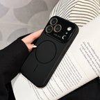 Big Window Liquid Silicone Phone Case For iPhone 17 Air 16 15 14 Plus 12 13 16 Pro Max Official Soft Protector Cover